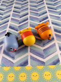 Walt Disney's Tsum Tsum Miniature Vinyl Figurines Set/3 Pooh Tigger Eeyore 2"