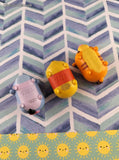 Walt Disney's Tsum Tsum Miniature Vinyl Figurines Set/3 Pooh Tigger Eeyore 2"