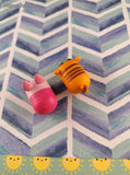Walt Disney's Tsum Tsum Miniature Vinyl Figurines Set/2 Piglet Tigger 1.25"