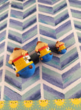 Walt Disney's Tsum Tsum Miniature Vinyl Figurines Set/3 Woody Toy Story Lg Med Sm