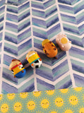 Walt Disney's Tsum Tsum Miniature Vinyl Figurines Set/4 Woody Jessie Hamm Bullseye Toy Story 1.25"