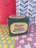 Vintage 2001 Dreamsicles Polystone Nativity Ornaments 6 Pc Set OPEN BOX