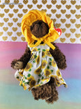 Vintage 1993 TY Susannah Sunflower Teddy Bear Plush LIKE NEW