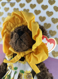 Vintage 1993 TY Susannah Sunflower Teddy Bear Plush LIKE NEW
