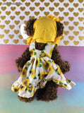 Vintage 1993 TY Susannah Sunflower Teddy Bear Plush LIKE NEW