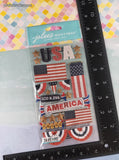 Jolee's Boutique God Bless America 3-Dimensional Sticker Pack, New/Sealed