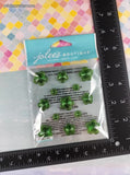Jolee's Boutique SHINY Floral Prizm Emerald 3-Dimensional Sticker Pack, New/Sealed