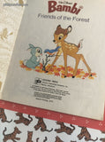 Vintage 1979 Little Golden Book Walt Disney's Bambi: Friends of the Forest Hardcover