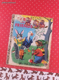 Vintage 1974 Little Golden Book: Rabbit and His Friends Hardcover