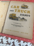 Vintage 1957 1st Printing Little Golden Book: Car and Truck Stamps Hardcover