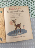 Vintage 1958 1st Printing Little Golden Book: Rudolph the Red-Nosed Reindeer Hardcover