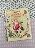 Vintage Little Golden Book: Walt Disney's Santa's Toy Shop Hardcover