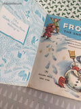 Vintage 1951 1st Printing Little Golden Book: Frosty the Snow Man Hardcover