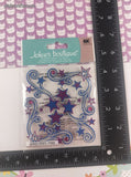 Jolee's Boutique GLITTERY Star Flourishes 3-Dimensional Sticker Pack, New/Sealed