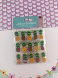 Jolee's Boutique GLITTERY Pineapple Repeats 3-Dimensional Sticker Pack, New/Sealed