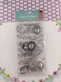 Jolee's Boutique SHINY London Architectural Flourish 3-Dimensional Sticker Pack, New/Sealed