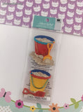Jolee's by You Sand Pails 3-Dimensional Sticker Pack, New/Sealed