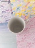 Vintage 1985 Suzanne Evans Floral Hearts Ceramic Mug, Like New