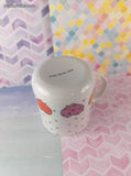 Vintage 1985 Suzanne Evans Floral Hearts Ceramic Mug, Like New