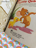 Vintage 1973 5th Printing Little Golden Book: MGM's Tom and Jerry Meet Little Quack Hardcover