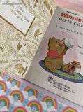 Vintage 1978 14th Printing Little Golden Book: Winnie-the-Pooh Meets Gopher Hardcover
