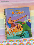 Vintage 1997 1st Edition Little Golden Book: Disney's Hercules A Race to the Rescue Hardcover