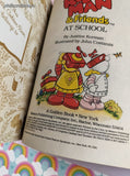 Vintage 1985 1st Printing Little Golden Book: Robotman and Friends at School Hardcover