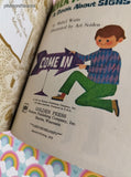 Vintage 1972 2nd Printing Little Golden Book: Never Pat a Bear, A Book About Signs Hardcover
