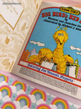 Vintage 1977 Little Golden Book: Sesame Street Big Bird's Red Book Hardcover