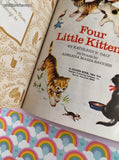 Vintage 1957 Little Golden Book: Four Little Kittens Hardcover