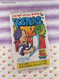 Vintage 1993 Paint with Water Posters Wendy's Kids Meal Toy SEALED