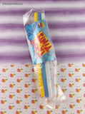 Vintage 1992 Tricky Tins Blue Yellow White Straws Wendy's Kids Meal Toy SEALED
