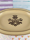 Vintage Pfaltzgraff Village Oval Serving Platter 10" x 14", Like New