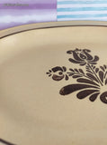 Vintage Pfaltzgraff Village Oval Serving Platter 10" x 14", Like New