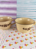 Vintage Pfaltzgraff Village Wide Coffee Mug Set/2, Like New