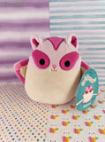 Original Squishmallows Brixton the Pink Sugar Glider 5" Super Soft Plush NWT