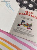 Vintage 1984 First Little Golden Book: Max Helps Out Hardcover