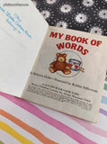 Vintage 1982 First Little Golden Book: My Book of Words Hardcover