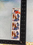 Vintage Sandylion SHINY Winnie the Pooh Piglet Eeyore Stickers SEALED Single Sheet