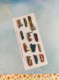Vintage B. Shackman & Co Embossed Model Trains Sticker Sheets Set/3