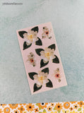 Vintage Frances Meyer RTST 636 Gardenia Wedding Cynthia Hart Stickers Sheets Set/4