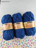 Patons Cotton Top 100% Cotton #6454 Set/3 Skeins of Yarn NEW