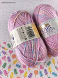 Patons Pearl Highlights Double Knitting 100% Acrylic #6056 Set/2 Skeins of Yarn NEW
