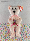 Vintage 2003 TY Beanie Baby - Dear, Pink Teddy Bear - NWT