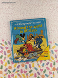 Vintage 1978 Disney Goofy Classic: Around the World in 80 Days Miniature Hardcover