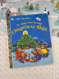 Vintage 1991 Little Golden Book: The Biggest, Most Beautiful Christmas Tree Hardcover