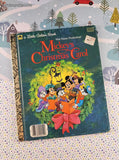 Vintage 1983 Little Golden Book: Mickey's Christmas Carol Hardcover
