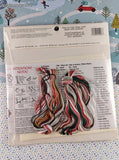 Vintage 1995 Designs for the Needle Christmas Tradition Winter Girl Counted Cross Stitch Kit NEW