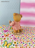 Vintage 1995 Cherished Teddies "Hilary Hugabear Charter Member" #CT952 Figurine
