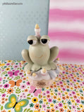 Vintage 1995 Enesco Precious Moments "Hoppy Birthday" Porcelain Figurine